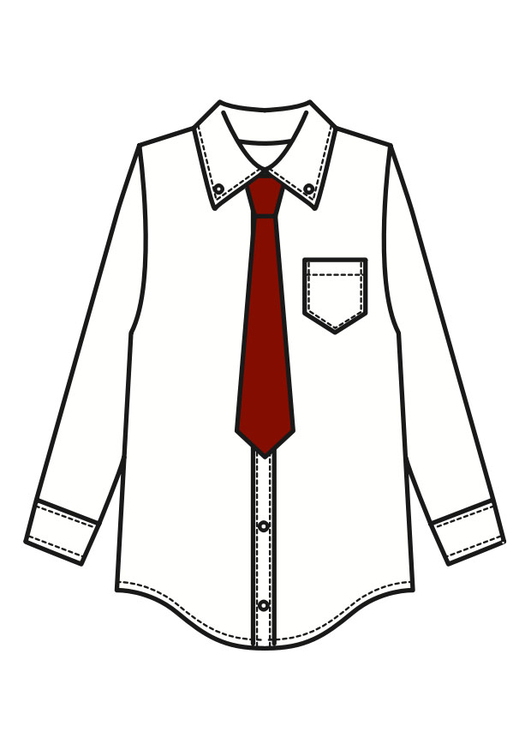 Bild Hemd mit Krawatte