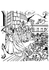 Malvorlage hochzeit