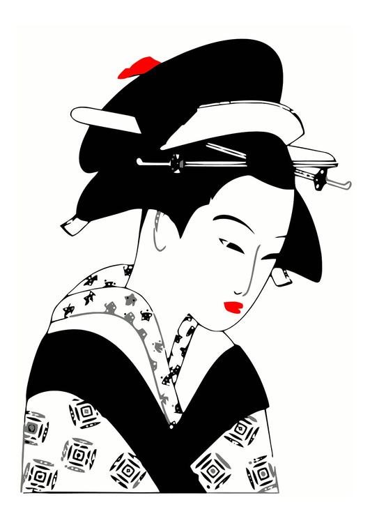 japanische Frau