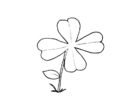 Malvorlage kleeblatt