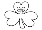 Malvorlage kleeblatt