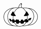 Malvorlage kürbis halloween