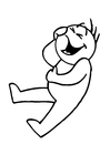 Malvorlage lachen
