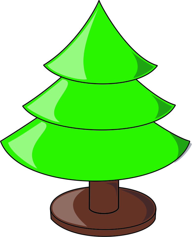 Bild leerer Weihnachtsbaum