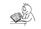 Malvorlage lesen