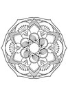 Malvorlage  Mandala