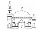 Malvorlage moschee