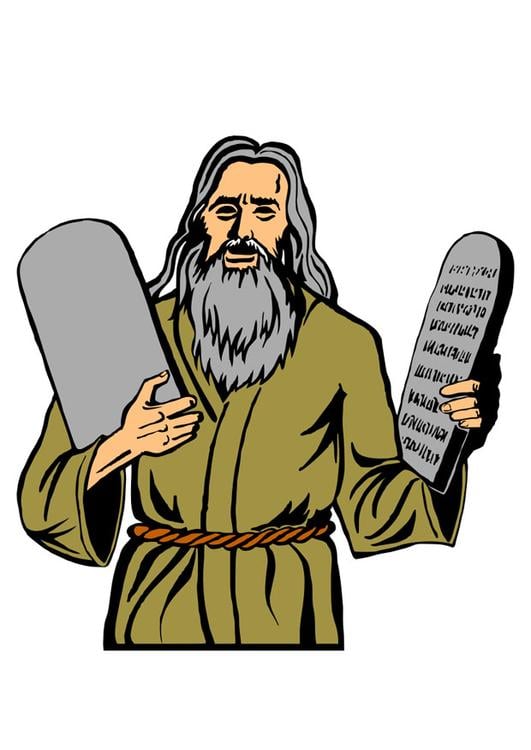 Moses - die zehn Gebote