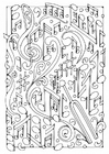 Malvorlage musik