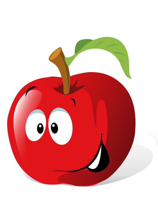 Bild Obst - roter Apfel