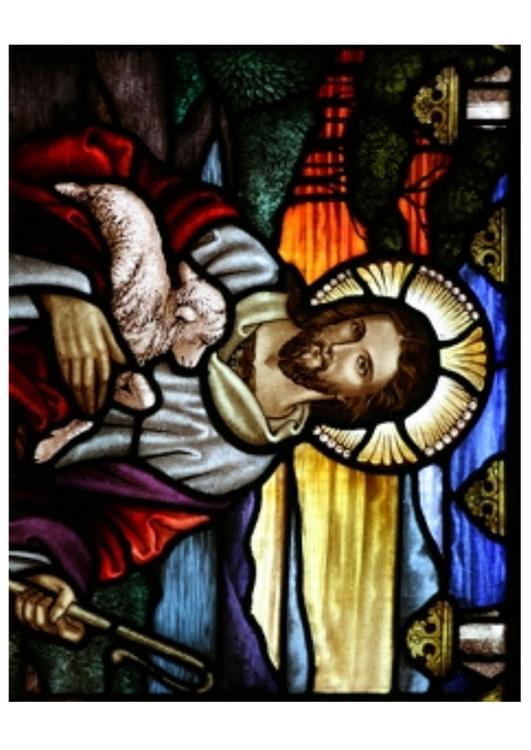 Ostern - Jesus mit Lamm