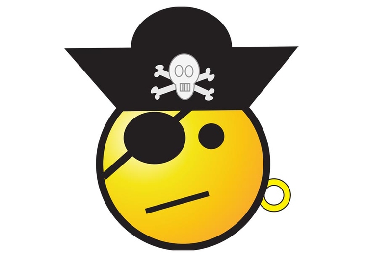 Bild Piratensmiley