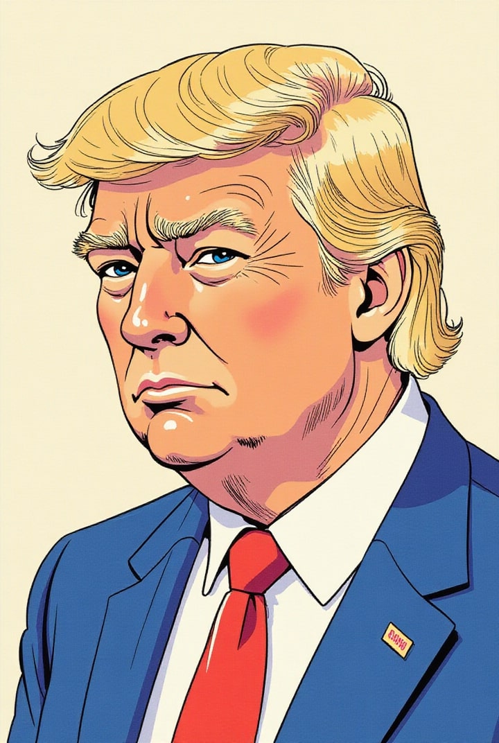 Bild PrÃ¤sident Donald Trump 