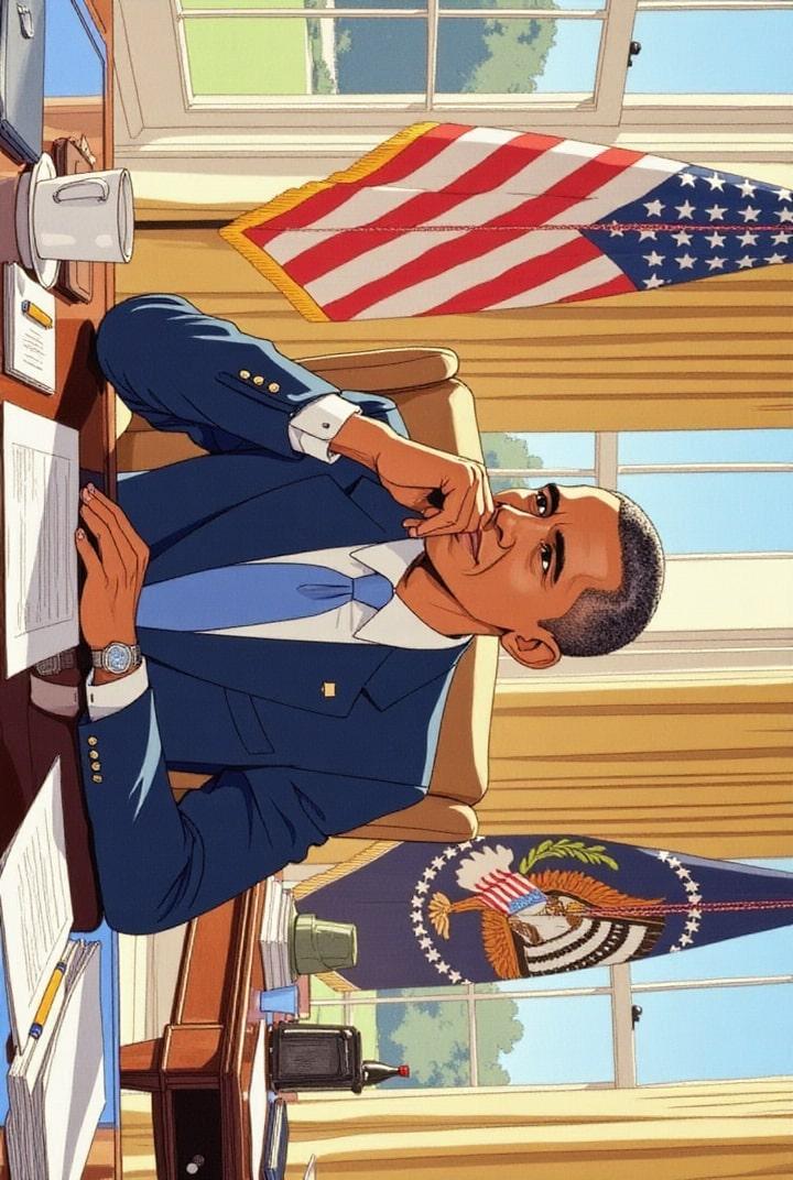 PrÃ¤sident Obama im Oval Office