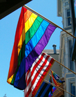 Foto regenbogenflagge