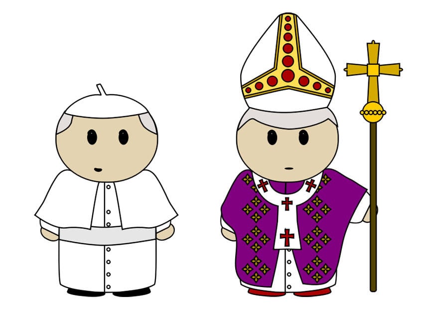 Bild Robe des Papstes