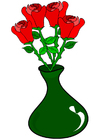Bilder Rosen in Vase