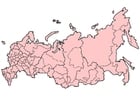 Bild Rusland mit Distrikten