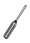 Malvorlage schraubenzieher