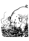Malvorlage schwein
