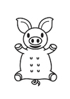 Malvorlage schweinchen