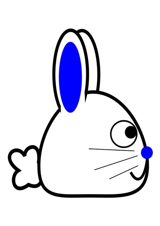 Seitenansicht Hase