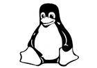 Malvorlage sitzender pinguin