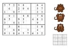 Bilder Sudoku - Affen