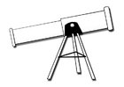 Malvorlage teleskop