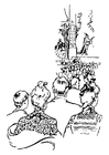 Malvorlage theater