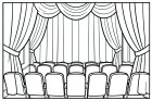 Malvorlage theaterset