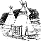 Malvorlage  Tipi