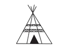 Malvorlage  Tipi