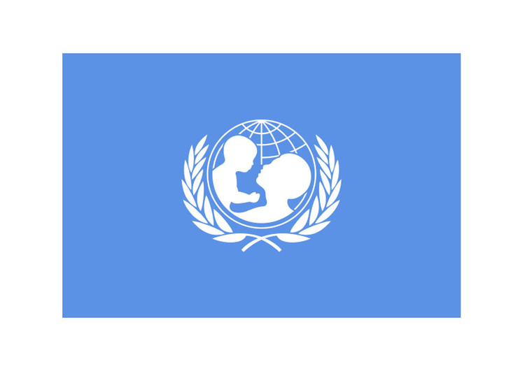 Bild UNICEF Fahne