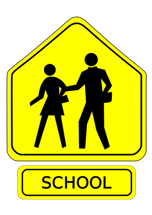 Bild Verkehrszeichen - Schule