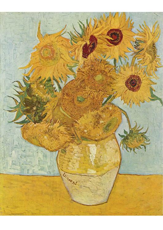 Bild Vincent van Gogh - Sonnenblumen