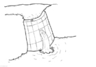Malvorlage wasserkraft - staudamm