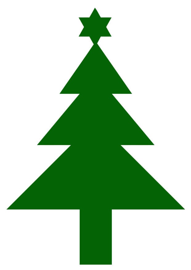 Bild Weihnachtsbaum mit Stern