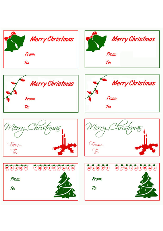 Bild Weihnachtsgeschenkarten