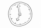 Malvorlage zeit