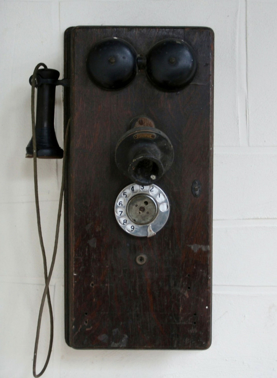 Foto altes Telefon