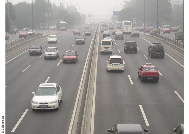 Foto Autobahn - Smog in Peking
