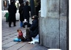 Bettler in Mailand