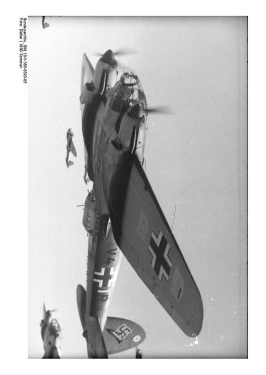 Bomber Ã¼ber dem Ãrmelkanal - Frankreich