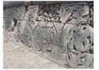 Fotos Chichén Itzá Fries in der Stadionmauer