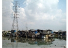 Elendsviertel in Jakarta