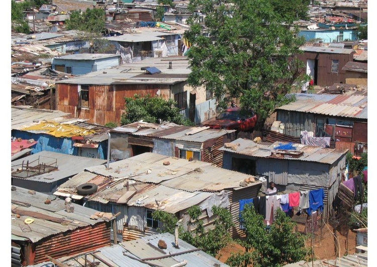 Foto Elendsviertel in Soweto, SÃ¼dafrika