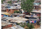 Elendsviertel in Soweto, Südafrika