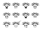 Malvorlage emotionen