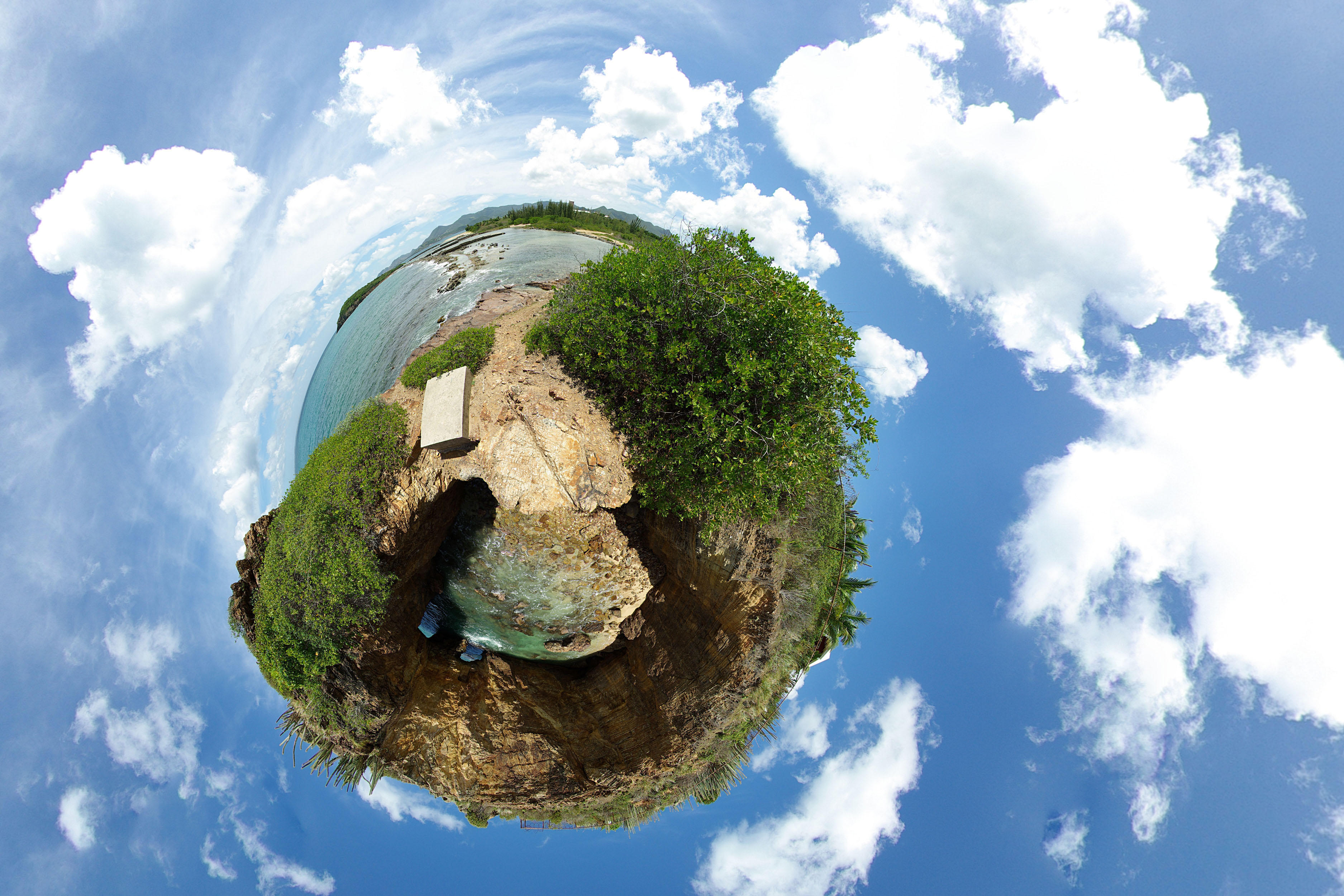 Foto Erde - Panoramaeffekt
